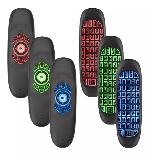 Controle Mini Teclado Air Mouse Wireless Sem Fio Android em