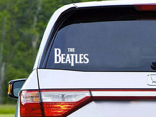 Rdg - Vinilo Sticker Calcomania Beatles Autos - 20 Cms.