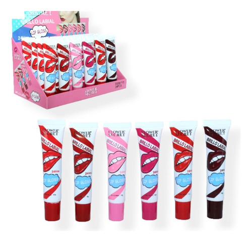 Pack De 6 Tintas Labiales Peel Off  18g Flower Secret 