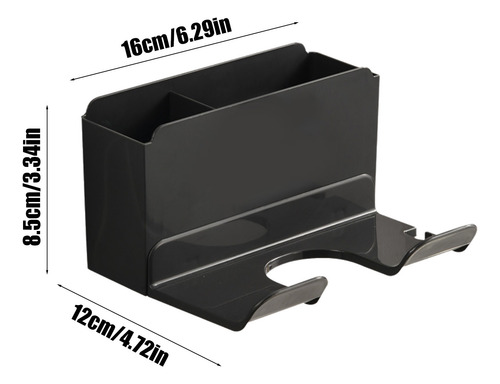 Soporte Para Secador De Pelo, Sin Perforaciones, Estante Par