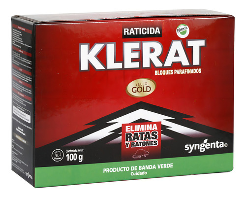 Raticida Bloque 100gr Klerat