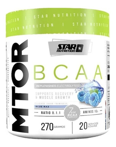 Star Nutrition Mtor Bcaa 270grs Aminoácidos