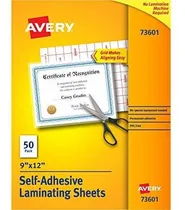 Comprar Papel Para Plastificar Avery Hojas Autoadhesivas Para Plasti