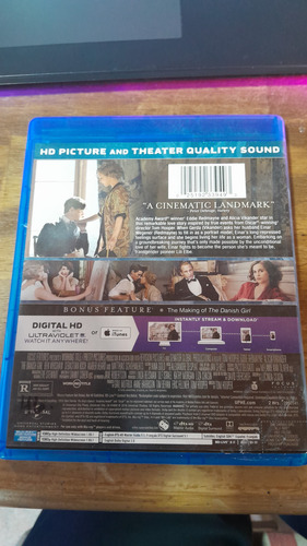 The Danish Girl ( La Chica Danesa ) Blu-ray (Usado)