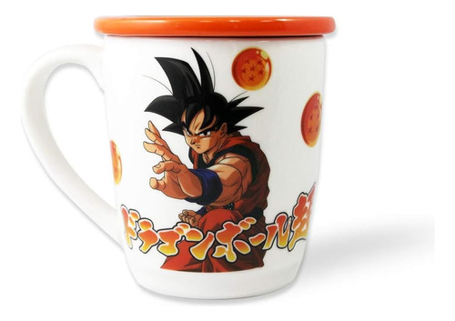 Taza Con Portavaso Dragon Ball Super Goku