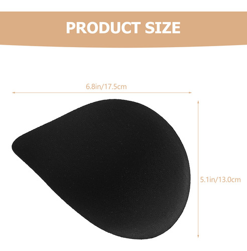 Nuevo 2 Pares De Almohadillas Con Insertos De Látex For