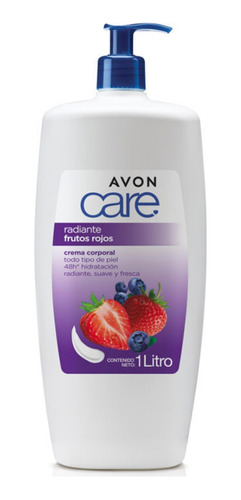 Loción Corporal Frutos Rojos Avon Care 1 Litro Piel Radiante