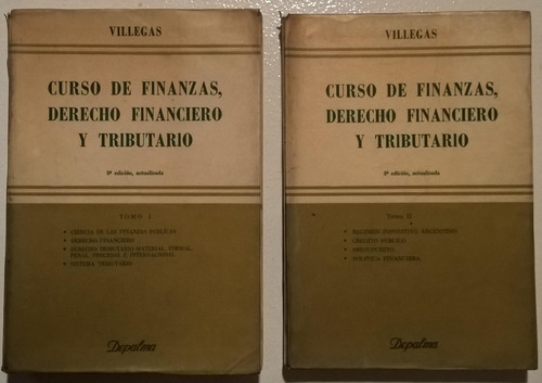 Curso De Finanzas Derecho Financiero Y Tributario - Villegas