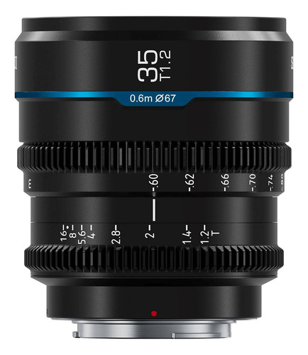 Lente Sirui 35 mm T1.2 S35 Cine Night Walker Sony con montura E