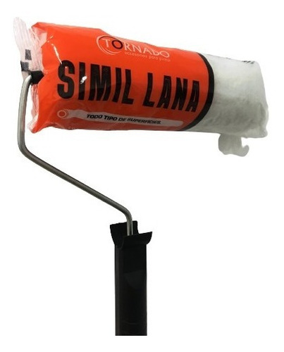 Rodillo Pintura Sintetico 22cm Simil Lana Sin Costura X40