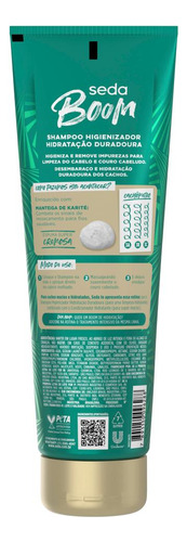 Kit Seda Boom Shampoo 250ml + Cond 250ml + Creme 1kg + Sérum