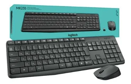 Logitech Mk235 Teclado + Mouse Óptico Inalámbrico