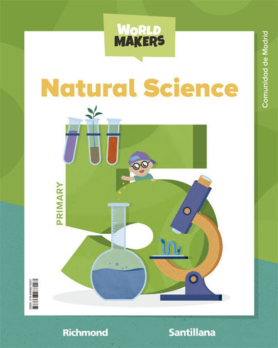 Libro Natural Science Std Book Madrid 5 Primary World Mak...