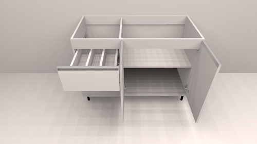Imagen 3 de 4 de Mueble Bajo Mesada 120