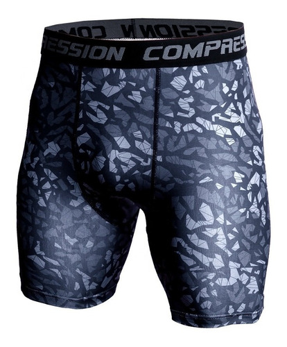 Imagen 2 de 3 de Calzas Corta De Compresion Numero 2 Color Gris