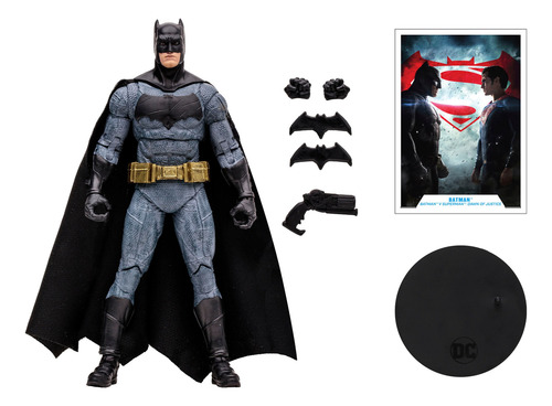 Muñeco Batman 21cm Súper Articulado Dc Multiverse Spiderman