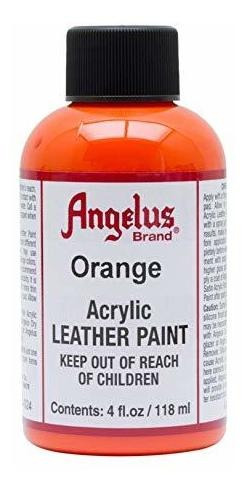 Angelus Leather Paint 4 Oz Orange