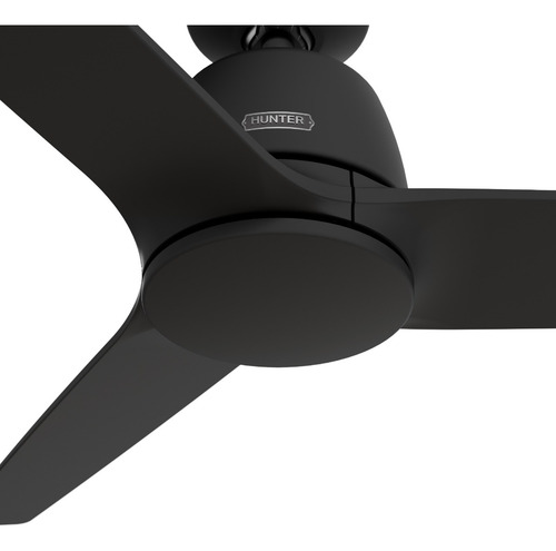 Hunter Ventilador De Techo Para Interior Modelo Malden De 52 Pulgadas Color Negro Mate, Técnología Surespeed