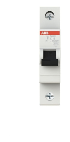 Pastilla Interruptor Termomagnético Abb Sh201-c16