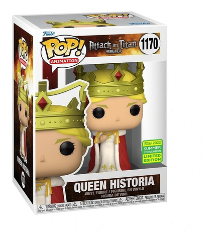 Funko Pop! Attack On Titan - Queen Historia #1170 Summer Con