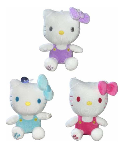 Peluche Hello Kitty X2 Suave Regalos Detalles Eventos Niñas