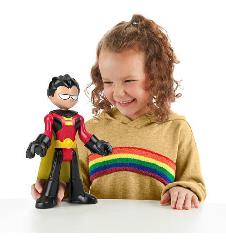 Imagen 5 de 6 de Imaginext Teen Titans Go!, Figura Xl Robin