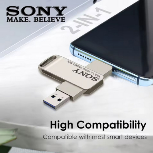 Usb Pendrive Sony High Speed 3.1 Pendrive 1tb Entrada Tipo C