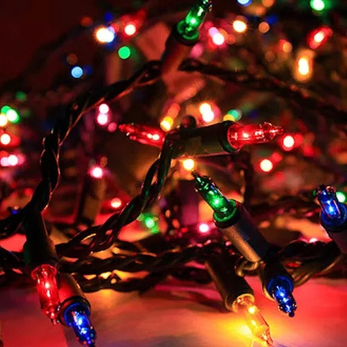 Mini Lámpara De Navidad Tira De La Lámpara De Burbujas 2024