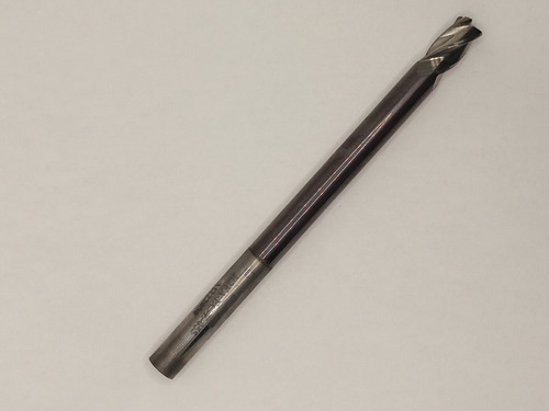Paquete De 5 End Mill 4 Filos Recto De Carburo De Tungsteno