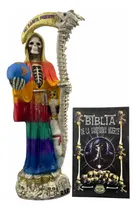 Comprar Santa Muerte 7 Potencias Preparada 52 Cm Con Búho + Libr.o