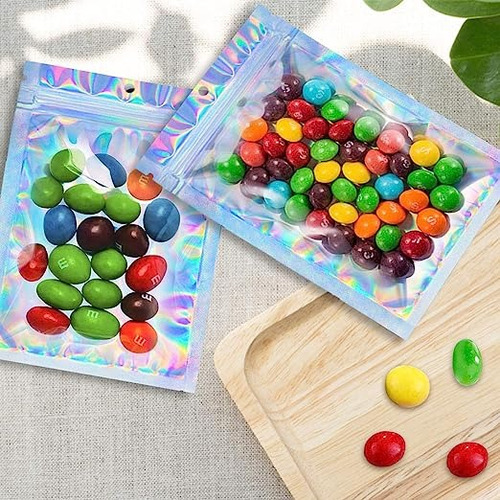 200pcs Bolsas Doypack Bolsas Be Envios Aluminio Trasparente