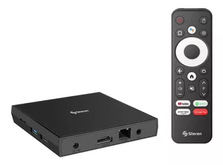 Steren Intv-1000 Sistema Android Tv Box 4k Control Remoto