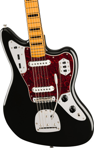 Guitarra Fender Vintera 2 '70s Jaguar, Fingerboard Black Color Negro Material Del Diapasón Maple Orientación De La Mano Diestro