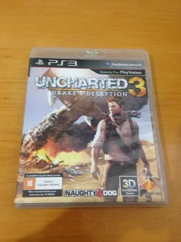 Uncharted 3 - Jogo PS3 Mídia Física