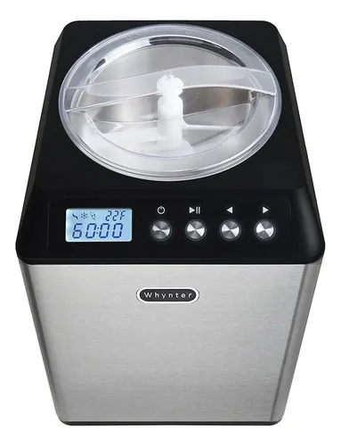Máquina Para Hacer Helados Whynter, 2 L, Con Pantalla Lcd