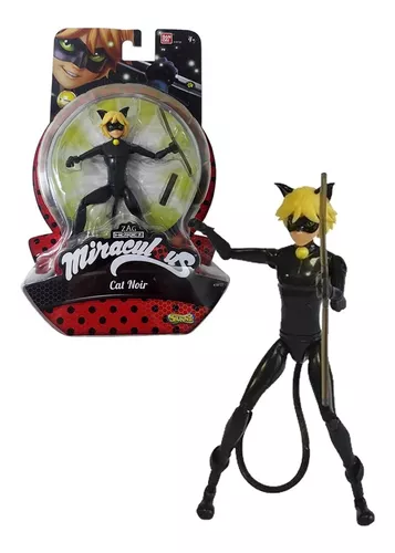 Boneco Miraculous Cat Noir Articulado 1641 no Shoptime