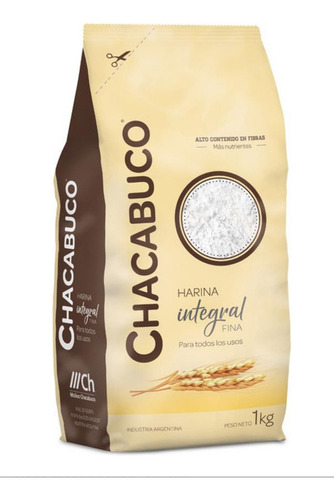 Harina Integral Fina Chacabuco 1 Kg