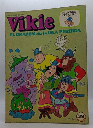 Vikie : El Dragon De La Isla Perdida - Historieta Antigua 