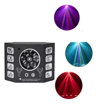 Comprar Efecto 5 En 1 Luces Estroboscopica Dj Fiesta Evento Disco