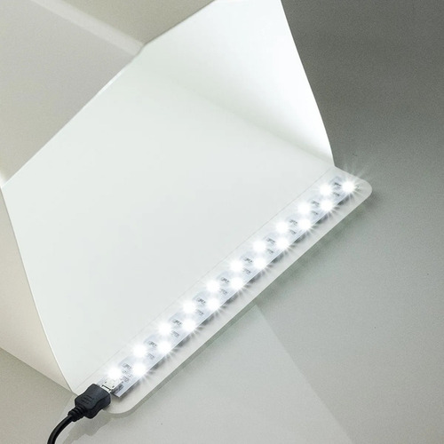 Imagen 7 de 10 de Caja De Luz Fotografia Light Softbox Leds Foto Producto 25cm