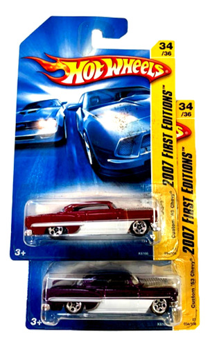 Hot Wheels Lt.2 Pzs. Custom 53 Chevy 2007 First Edition
