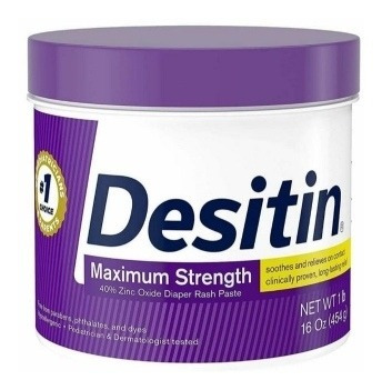 Crema Desitin Morada Maxima Resistencia 16 Oz (importada)