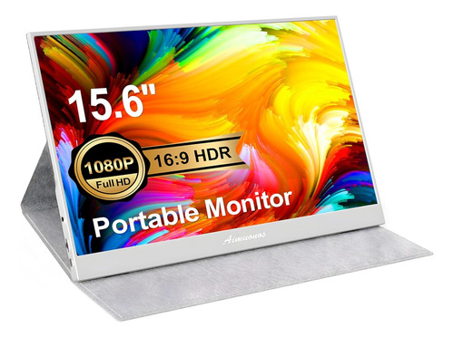 Monitor Portatil 15.6 Pulgadas Full Hd Usb C Ips Hdr Forro
