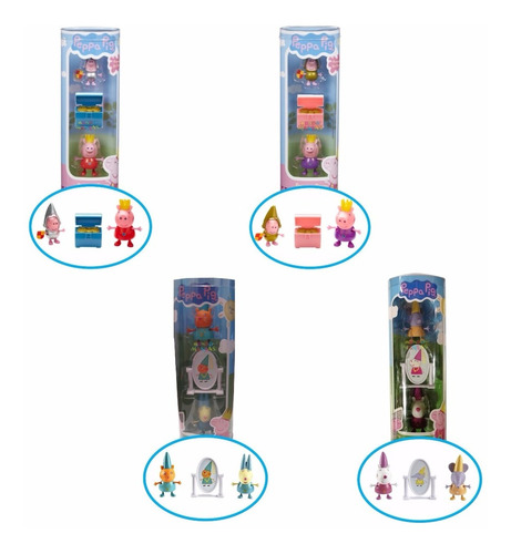 Set X 2 Muñecos Peppa Pig Real Princesa - Mundo Manias