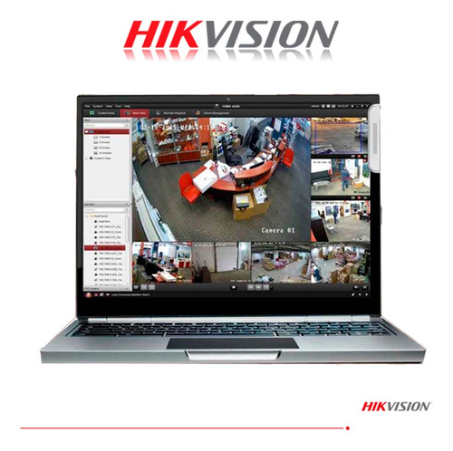 Kit Vigilancia 2 Camaras Hikvision 3k 5mp, 2.8m Colorvu, 1tb