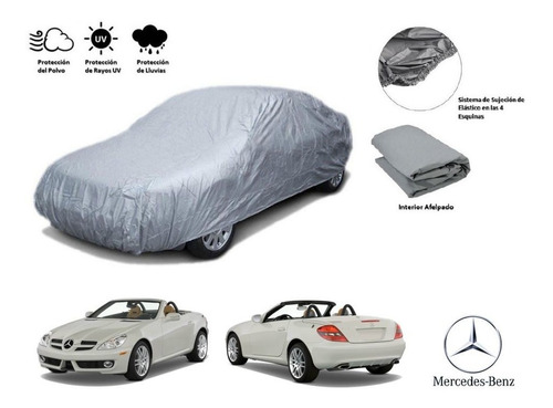 Funda Cubre Auto Afelpada Mercedes Benz Slk350 3.5 2011-2012