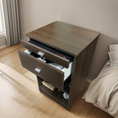 Mesa De Luz Con Desayunador Centro Estant Wengue Wengue Wengue (Usado)