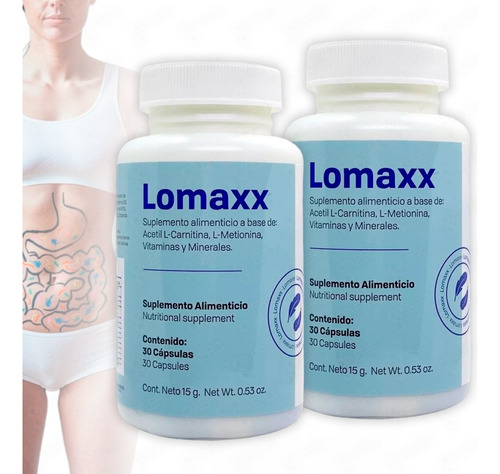 Lomaxx 30 Cápsulas - 2 Piezas