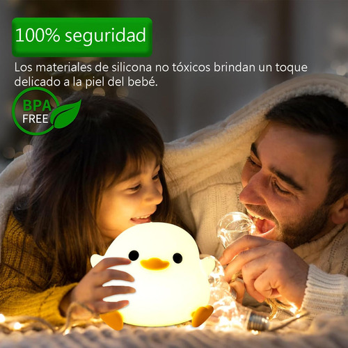 Luz Noturna Fofa Para Crianças, Duck Light Third Gear