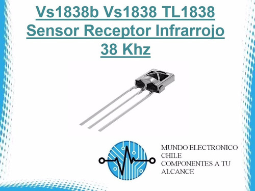 3 X Vs1838b Vs1838 tl1838 Sensor Receptor Infrarrojo 38 Khz